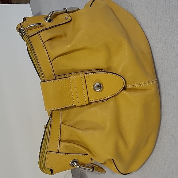Robert Pietro Bag, Size 16" X 6" X 10", Golden Yellow - Picture 1 of 9